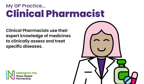 Clinical pharmacists use their expert knowledge of medicines to clinically assess and treat specific diseases